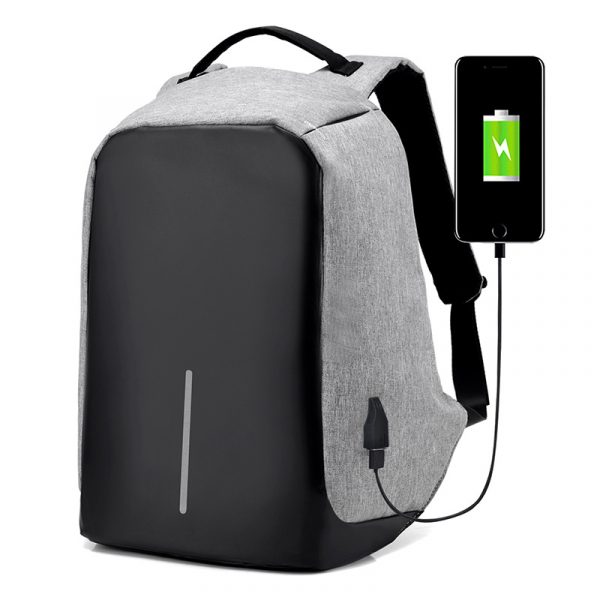 Men's Backpack with USB Charge Port