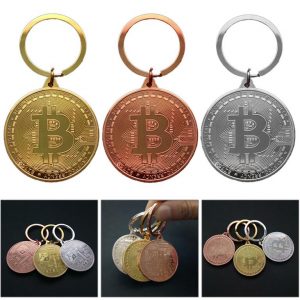 Bitcoin Coin Key Chain