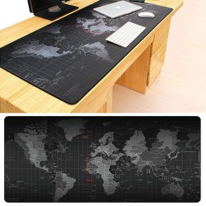Large World Map Gaming Mousepad