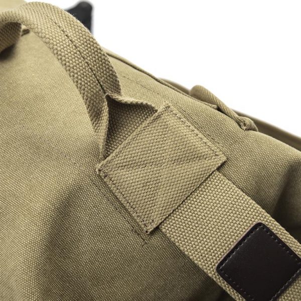 Men's Canvas Shoulder Bag - Detail
