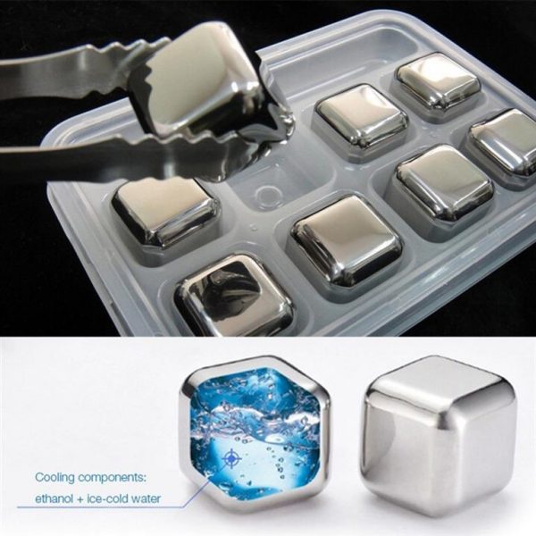 Stainless Steel Whiskey Cubes - 1