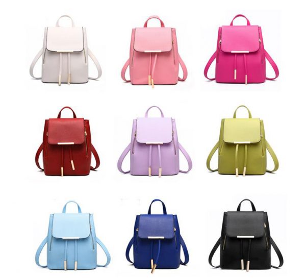 Women's High Quality Backpack - Preppy - Colours