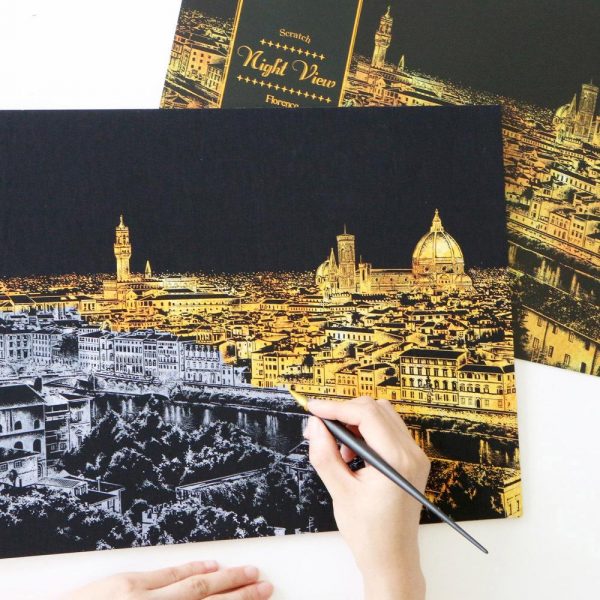 DIY Art - Decorative Scratching Paper - Cities Of The World