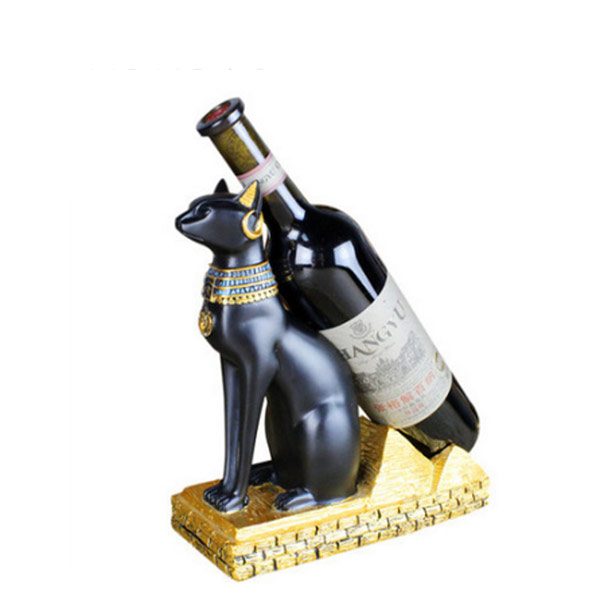 Egyptian Cat Wine Bottle Holder