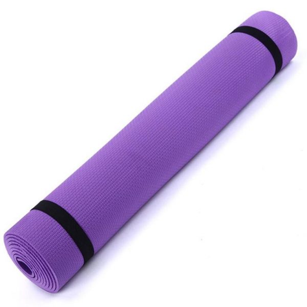 Foam Yoga Mat for Exercise Yoga and Pilates - Rolled