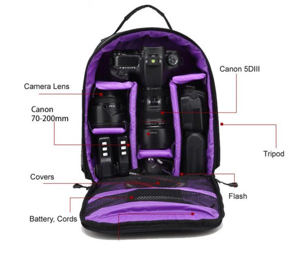 Multi-Functional DSLR Camera Bag - Roomy