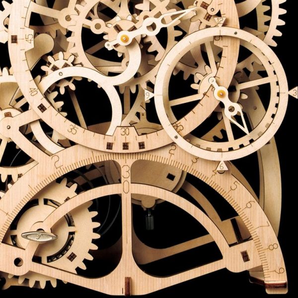 Pendulum Clock Wooden Model Kit - Detail 1