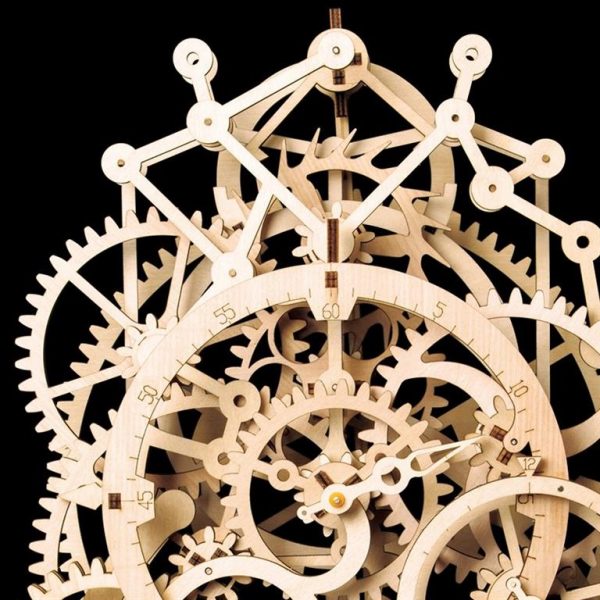 Pendulum Clock Wooden Model Kit - Detail 2