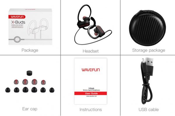 Sports Wireless Bluetooth Earphones - Contents