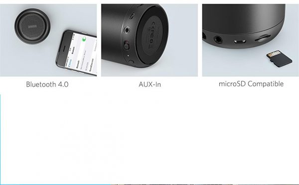 Super-Portable Bluetooth Speaker - Interfaces