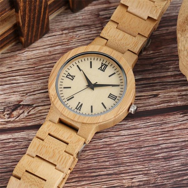 Bamboo Handmade Wooden Watch - Sample