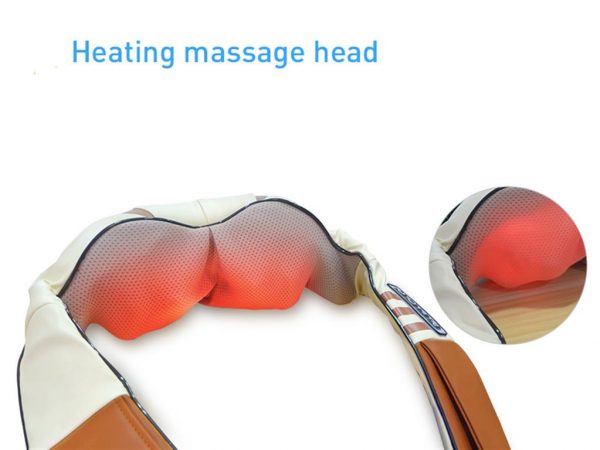 Electrical Shiatsu Back Neck Shoulder and Body Massager - Heated massage heads