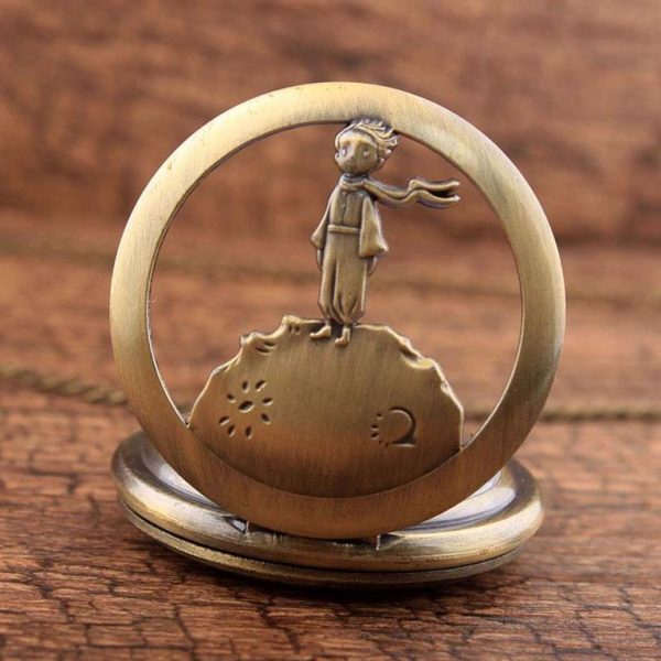 Little Prince Pocket Watch With Chain For Children - Top