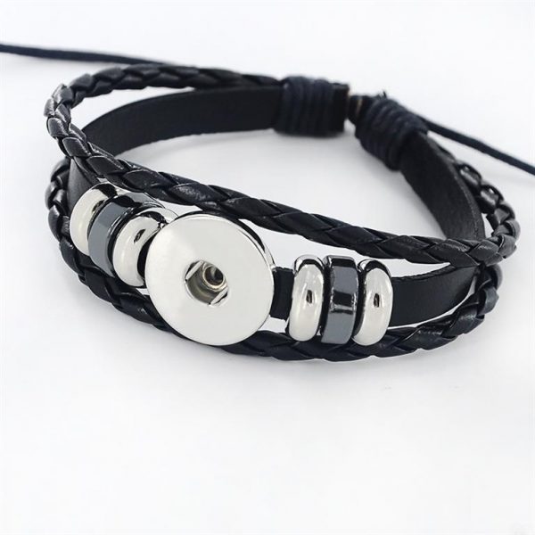 Men's Leather Zodiac Bracelet - Belt