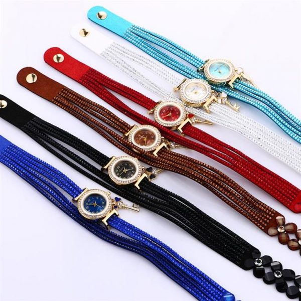 Women's Charm Bracelet Watch - Colours