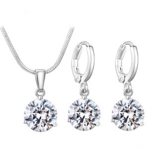 Colorful Zircon Jewelry Sets for Women