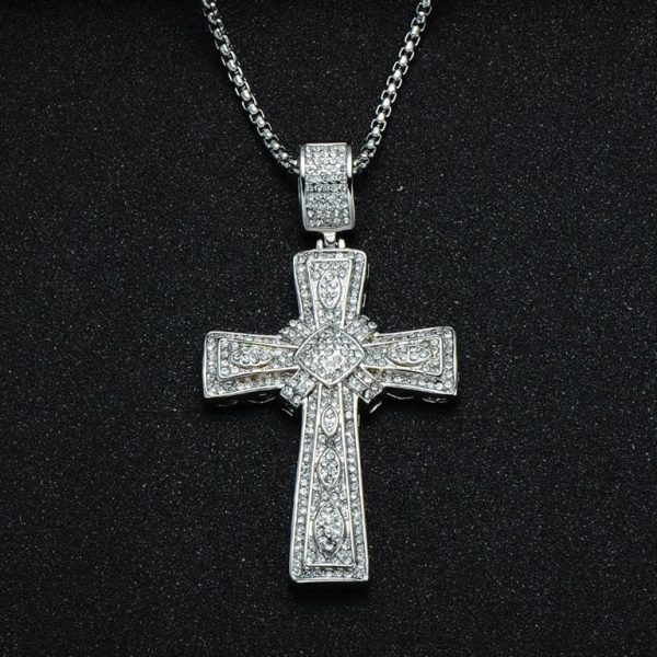 Cross Pendant for Men - Bling Collection - Front