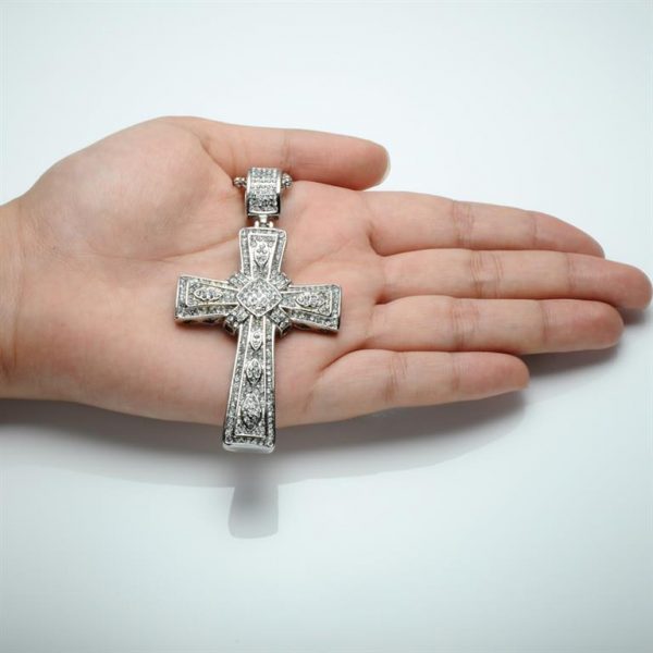 Cross Pendant for Men - Bling Collection - Hand