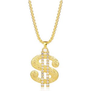 Golden-US-Dollar-Pendant-With-Chain-Bling-Collection-Bling-Collection