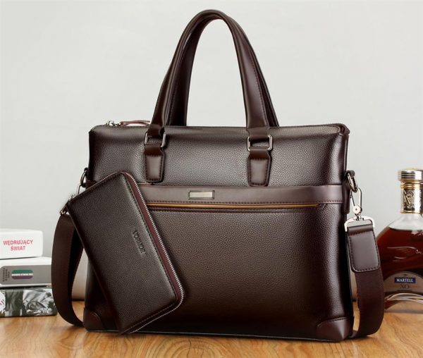 Men's Casual Leather Bag Set