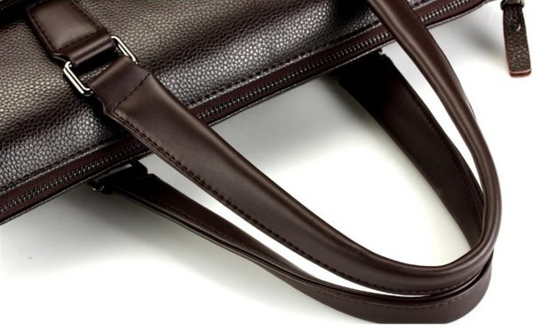 Men's Casual Leather Bag Set - Handles