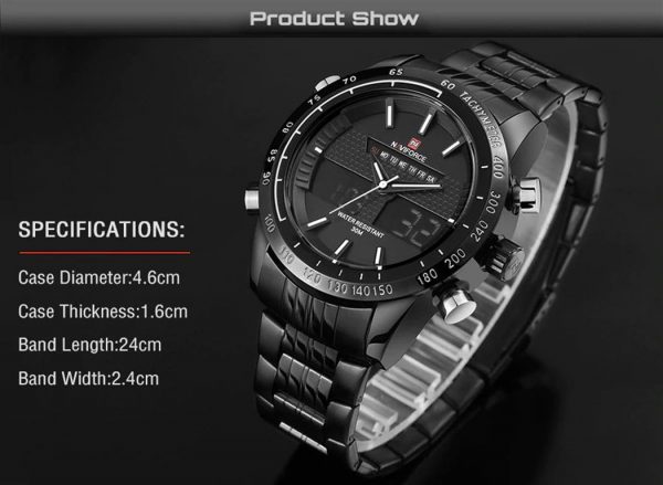 Men's Fashion Sports Watch - Specifications