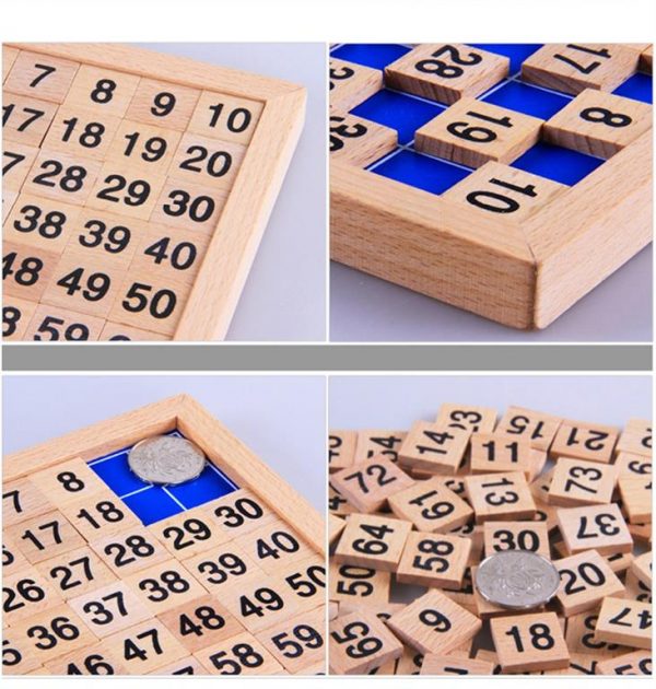 Montessori Education Wooden Math Board - Details