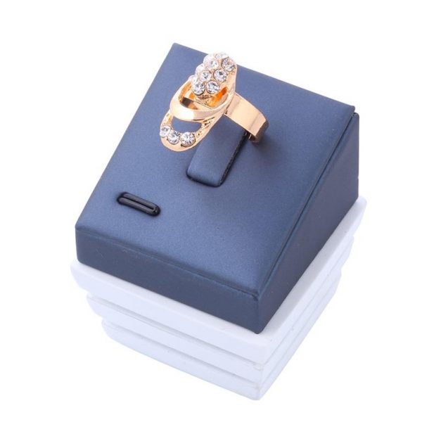 Rose Gold Crystal Party Dress Jewelry Sets For Women - Ring Box