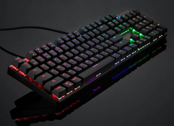 Wired Backlit Mechanical Gaming Keyboard - Side