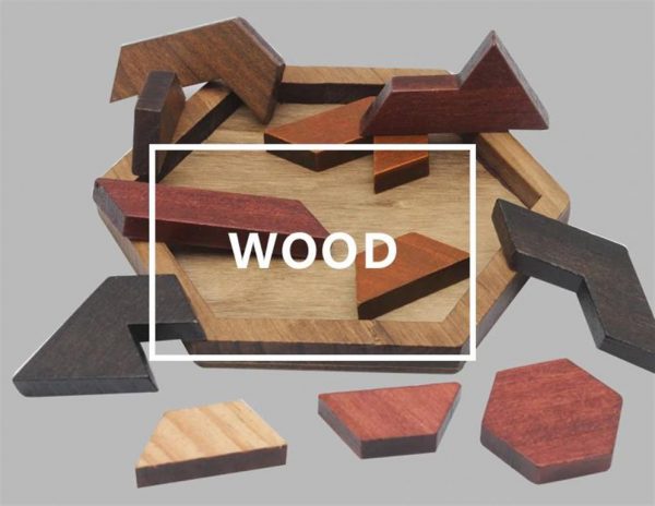 Wooden Jigsaw Puzzle - Geometric - 3