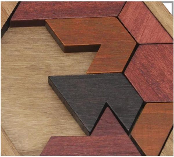 Wooden Jigsaw Puzzle - Geometric - 5