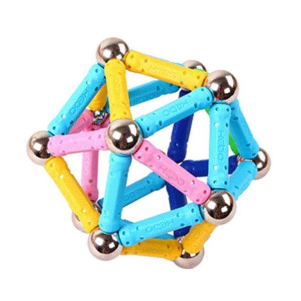 Colourful Magnetic Building Blocks Bars-and-Balls -Shape1