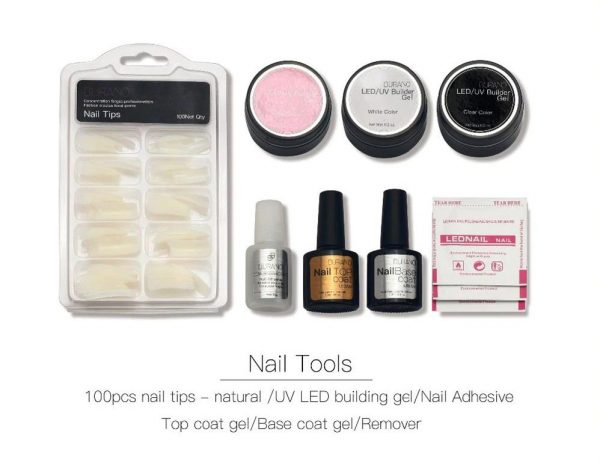 Nail Art Manicure Kit - Tools - Tips