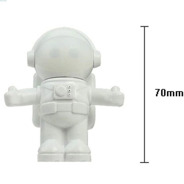 Astronaut USB LED Night Light - Size