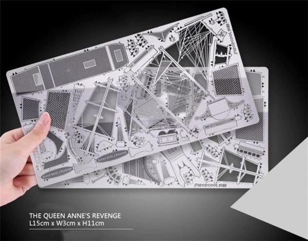 DIY Metal Model - The Queen Anne Revenge Flagship - contents