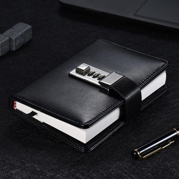 Notebook with Password Lock - Desk