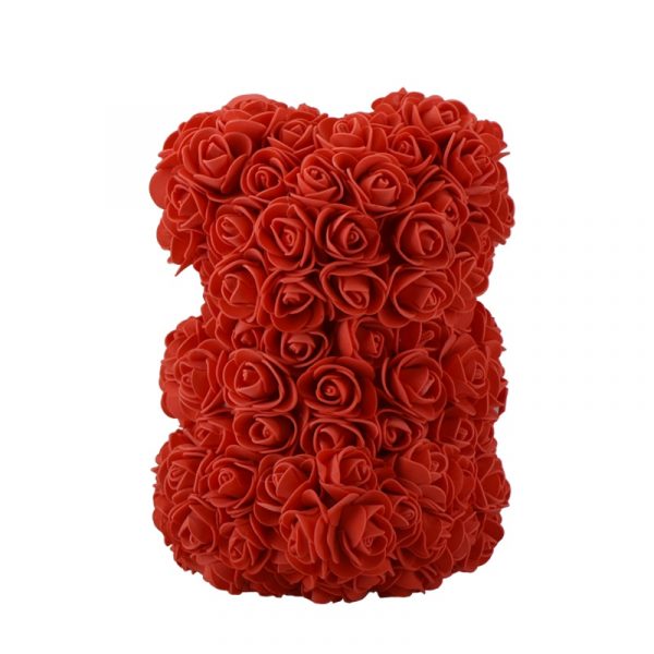 Beautiful Rose Teddy Bear - red