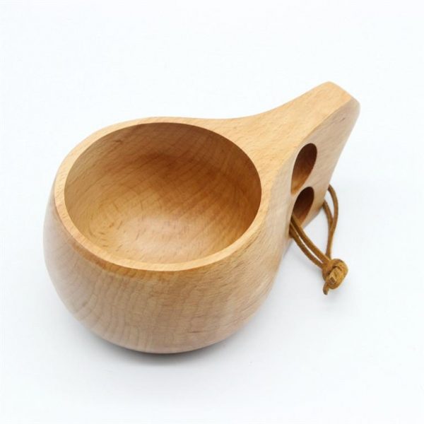 Handmade Nordic Style Wooden Cups - 2