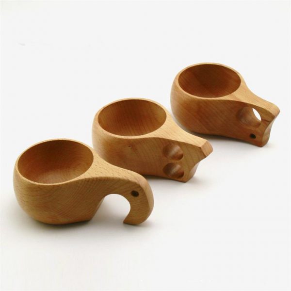 Handmade Nordic Style Wooden Cups