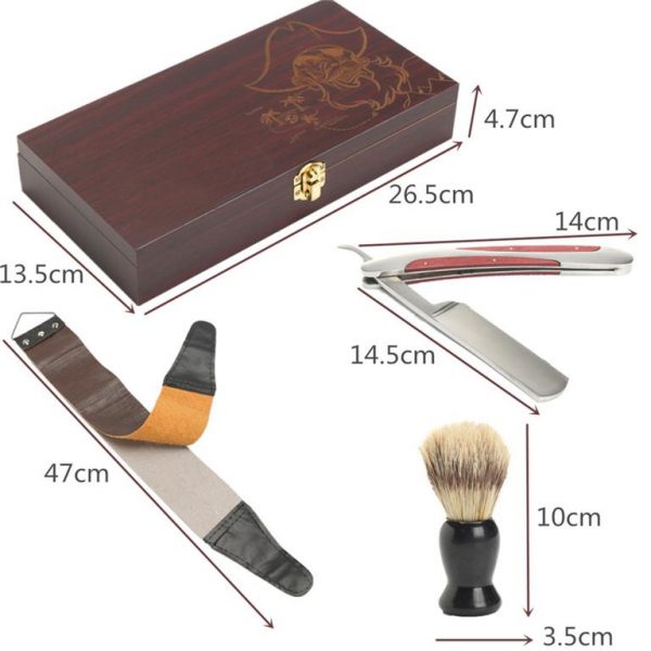 Classical Manual Shaving Kit - size