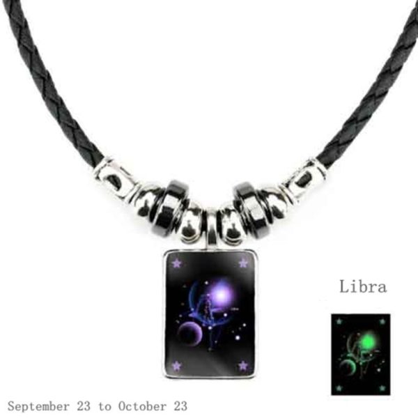 Luminous Zodiac Pendant_Libra