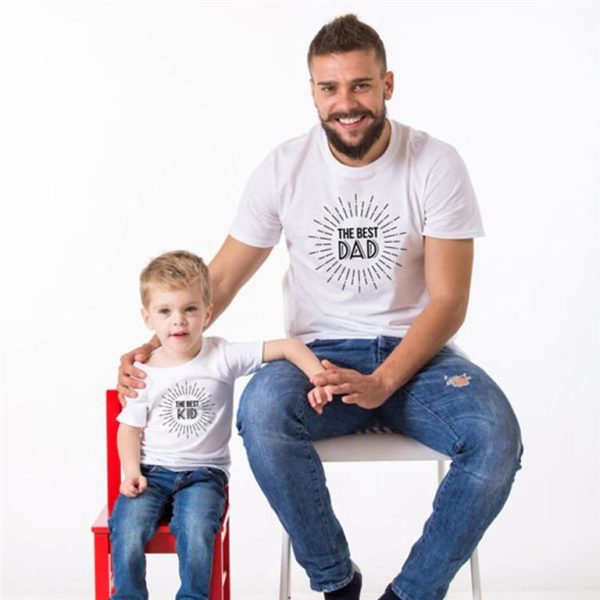 Matching Father And Son T Shirts-Best-Dad