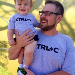 Matching Father And Son T Shirts-CTRLC-CTRLV