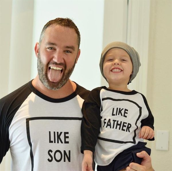 Matching Father And Son T Shirts - Like-Father