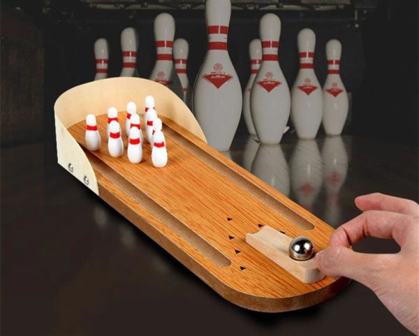Mini Desktop Bowling Game Set