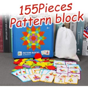 155 Piece Pattern Blocks Puzzle Game - 1