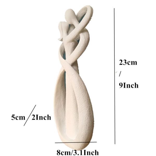Kissing Lovers Figurine - Size