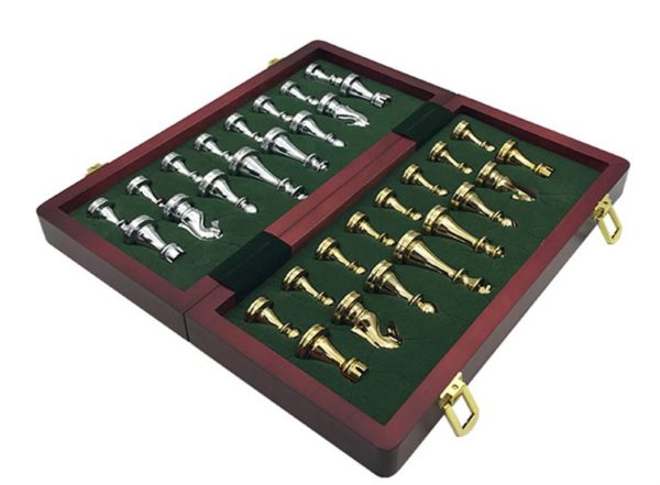 Professional Chess Set - Golden And Silver Chess Pieces - 3
