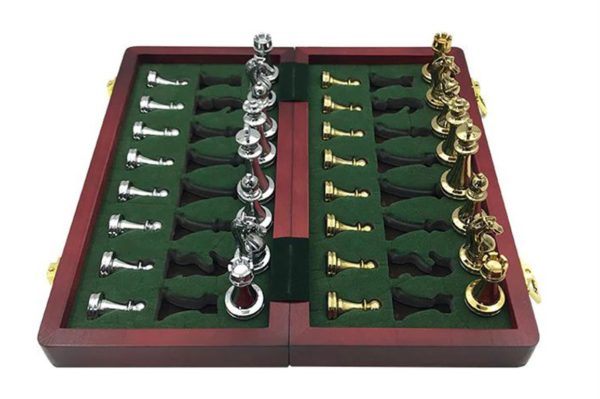 Professional Chess Set - Golden And Silver Chess Pieces - 4