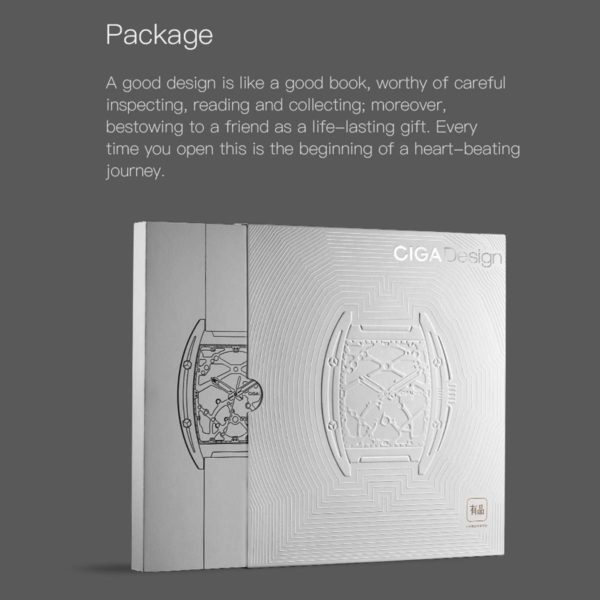 CIGA Design Z Series Mechanical Men's Waterproof Watch - Package